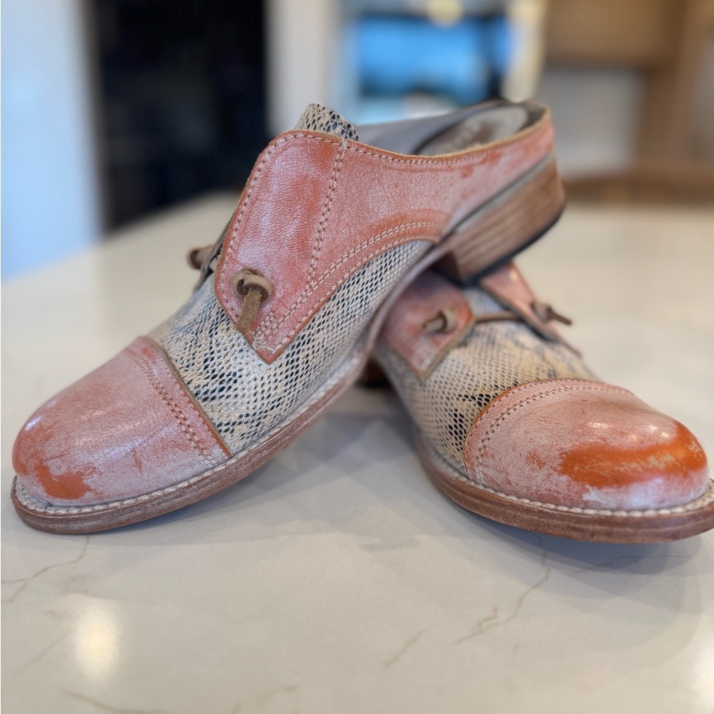 Freebird Melena Oxfords Leather Retro Cowgirl Leather Made in Mexico / 10